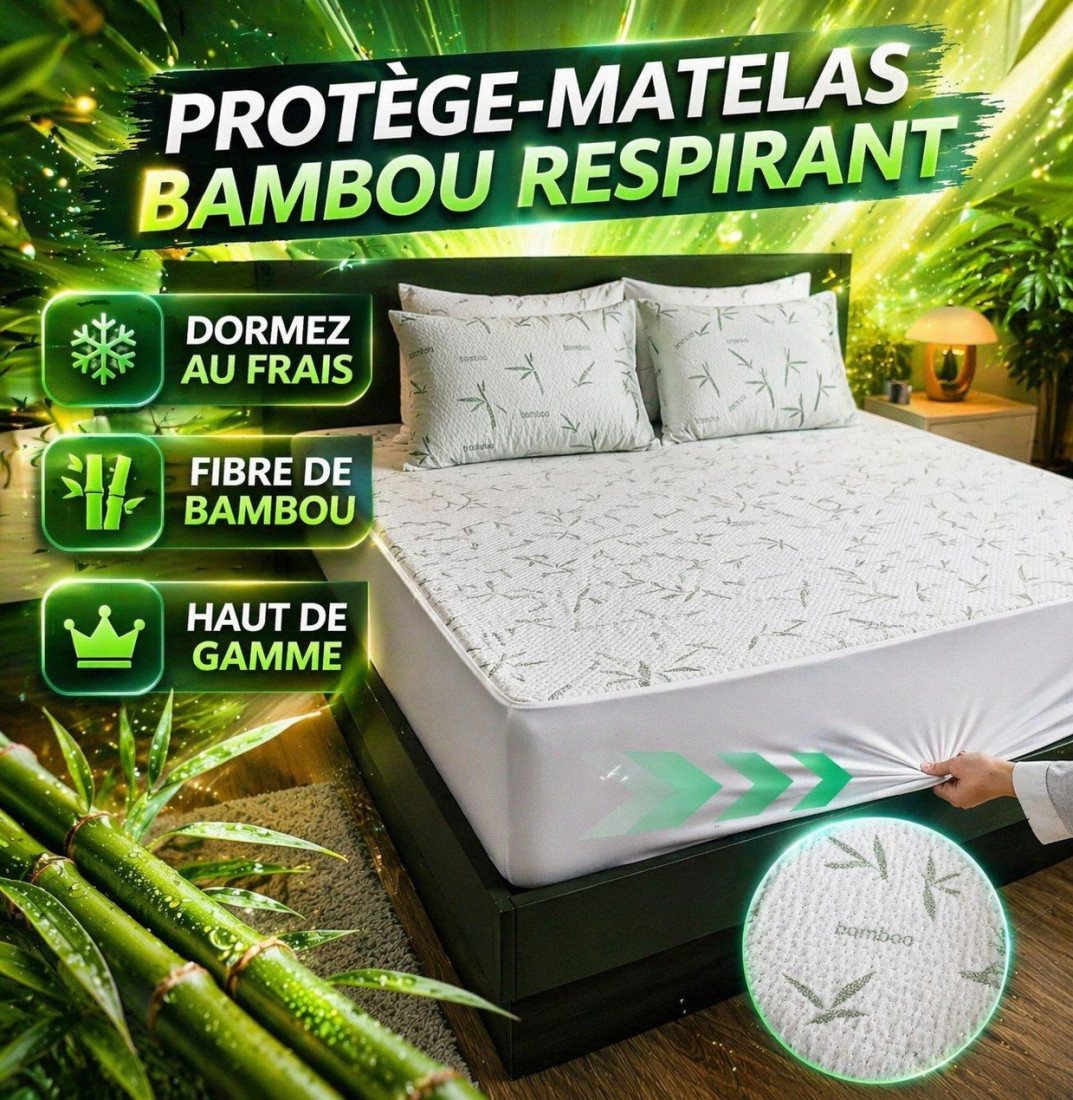 Atmungsaktiver Bambus-Matratzenschoner ConfortPremium™