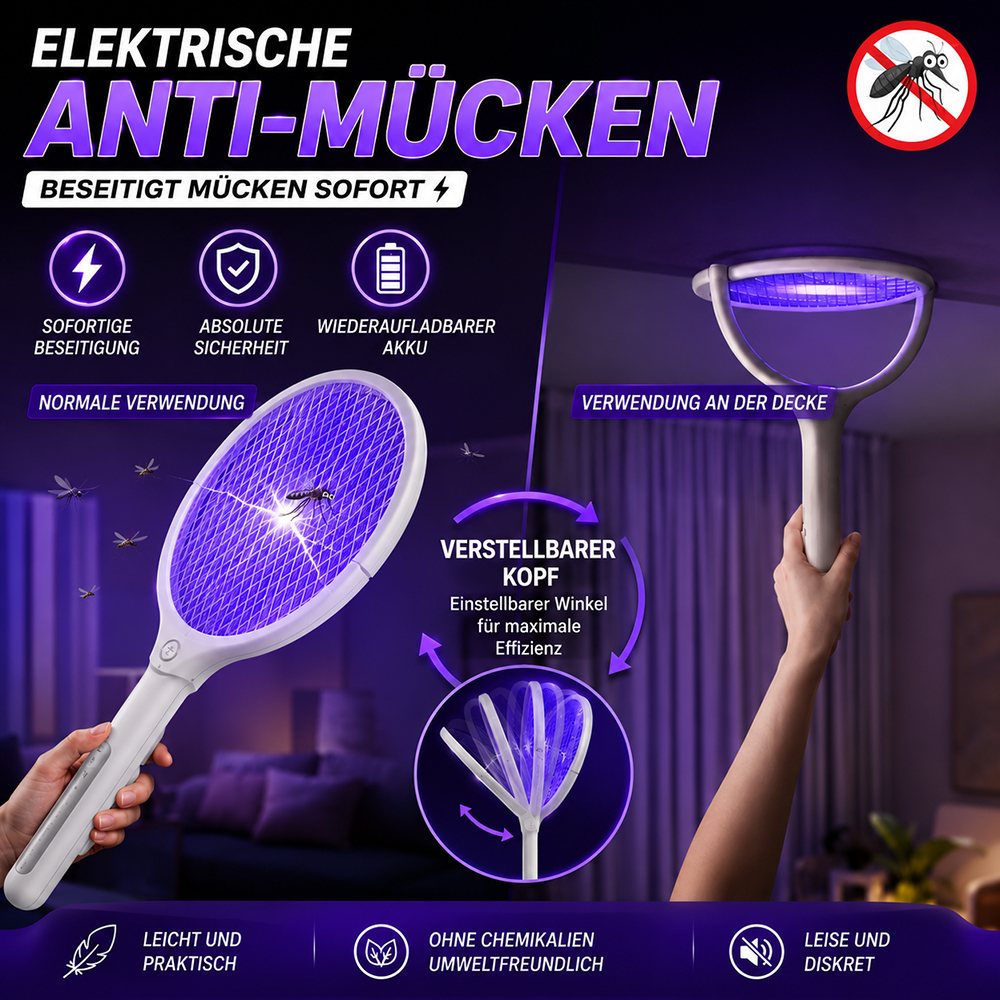 Elektrischer Anti-Moskito-Schläger