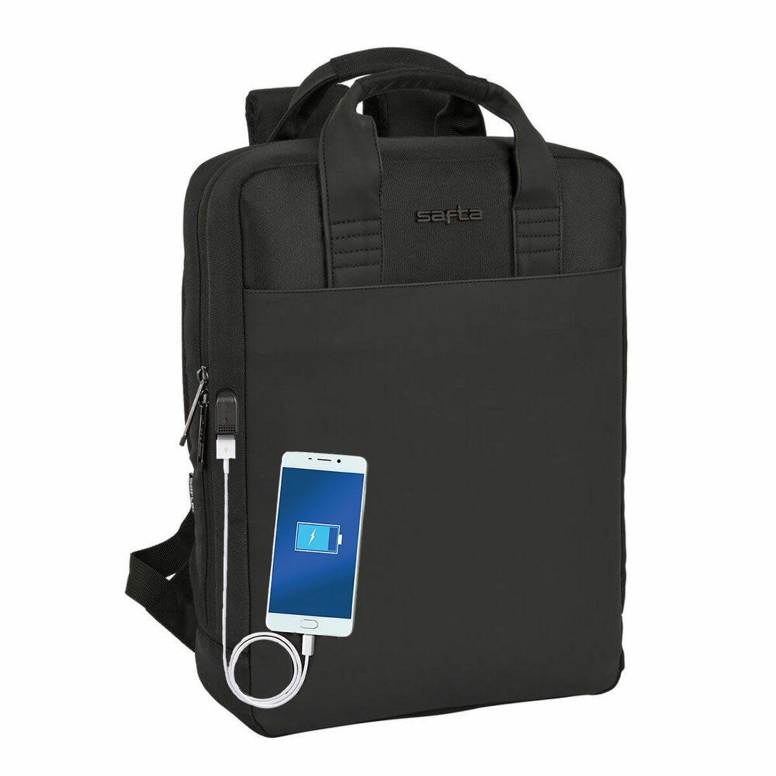 Safta Business Rucksack mit USB-Ausgang Spring