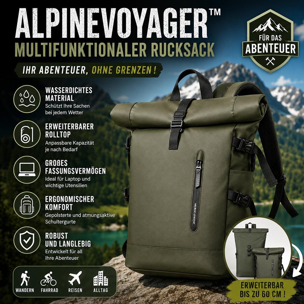 AlpineVoyager™ Multifunktionsrucksack