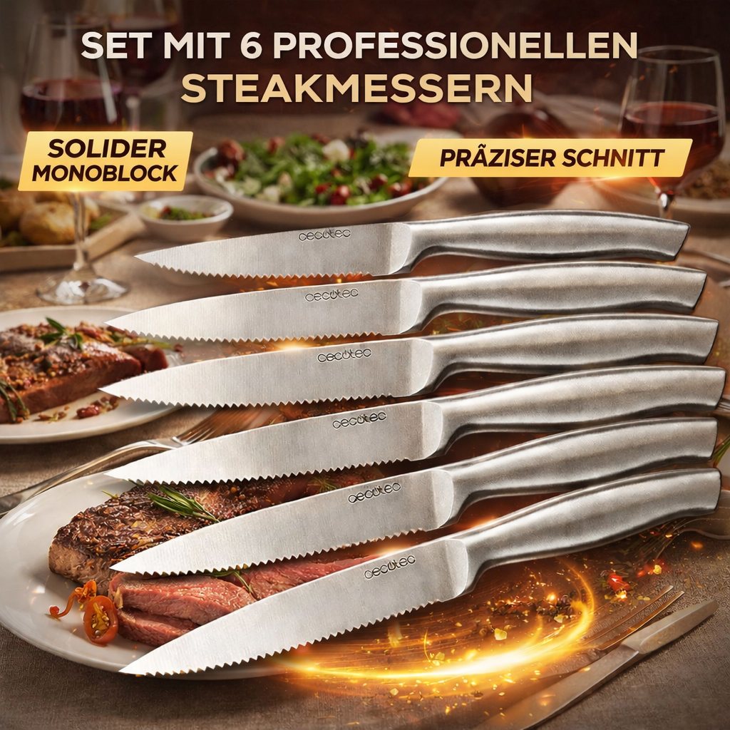 Profi-Fleischmesserset, 6-teilig