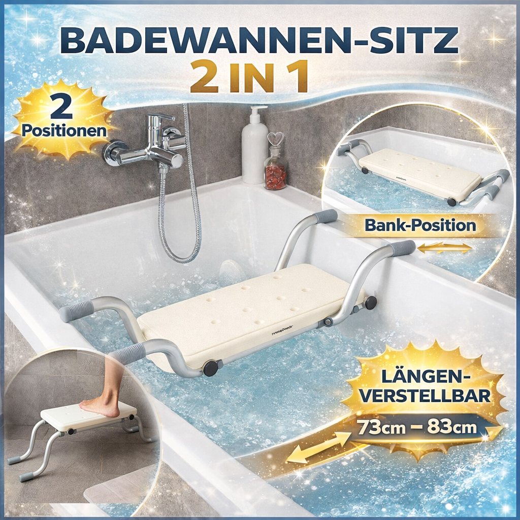 2-in-1-Badewannensitz