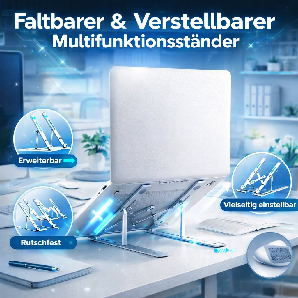 Faltbarer und verstellbarer Multifunktionsständer