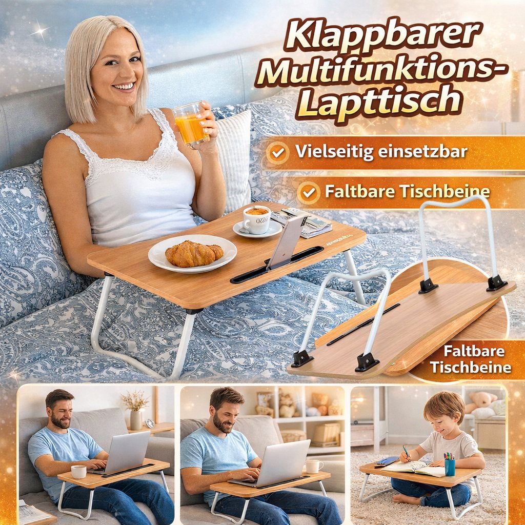 Klappbarer Mehrzweck-Beistelltisch