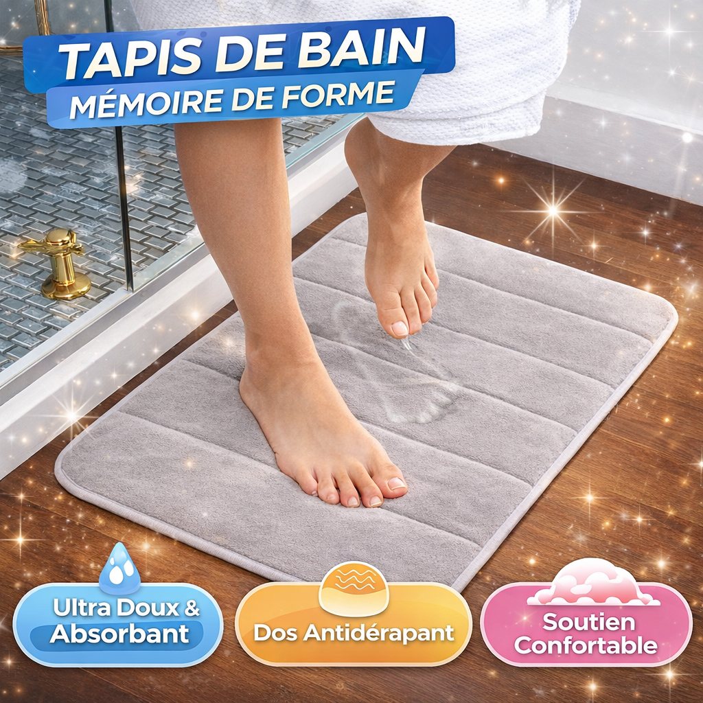 Formgedächtnis Badematte