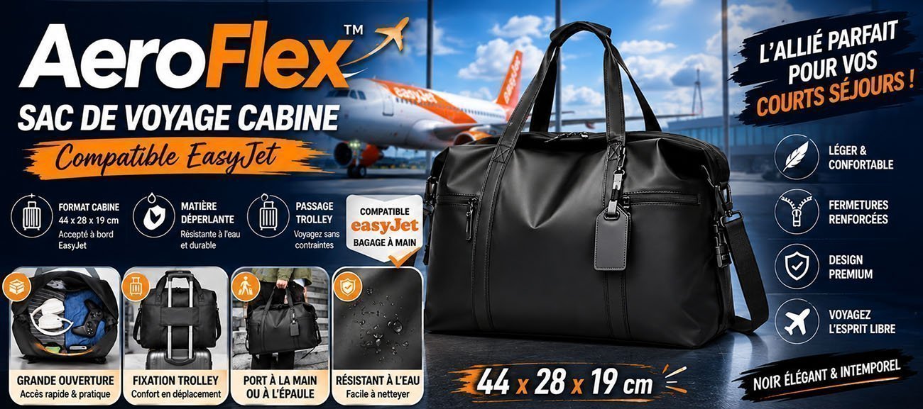 AeroFlex™ Sac de Voyage Cabine EasyJet