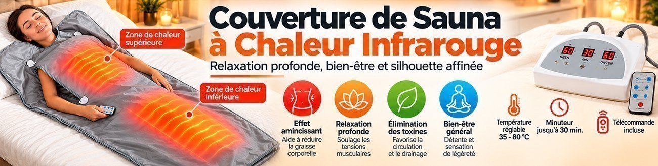 Couverture de Sauna à Chaleur Infrarouge