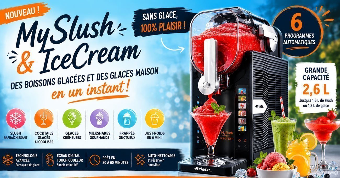 Machine à Granités MySlush & IceCream