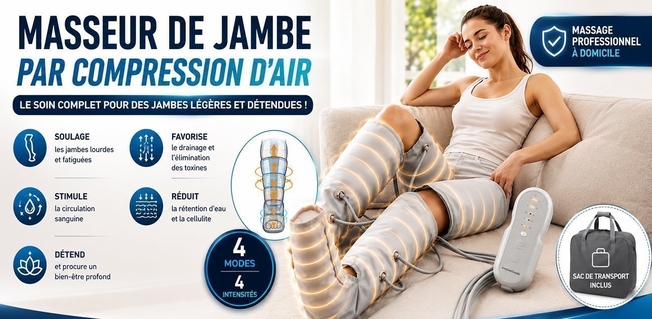Masseur de Jambe par Compression d'Air