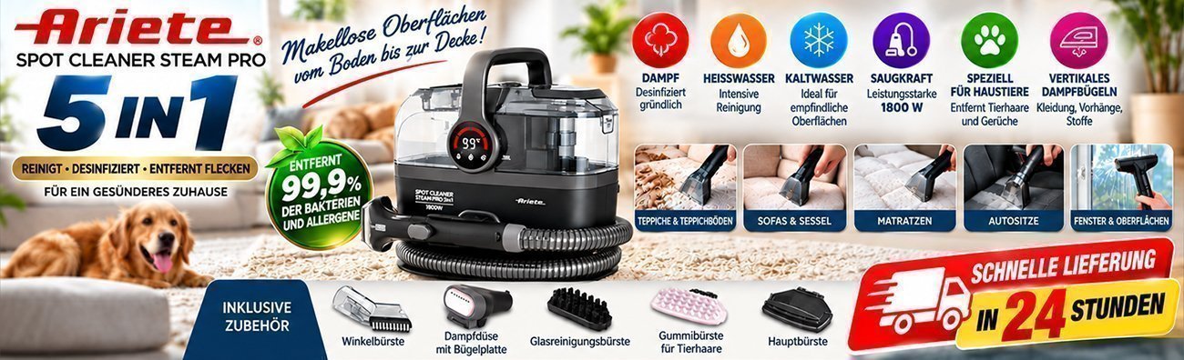 5-in-1-Dampfreiniger